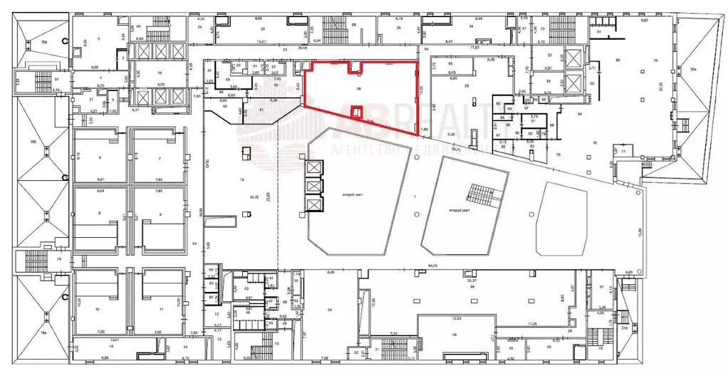 Помещение свободного назначения в Москва Смоленская пл., 5 (187 м) - Фото 2