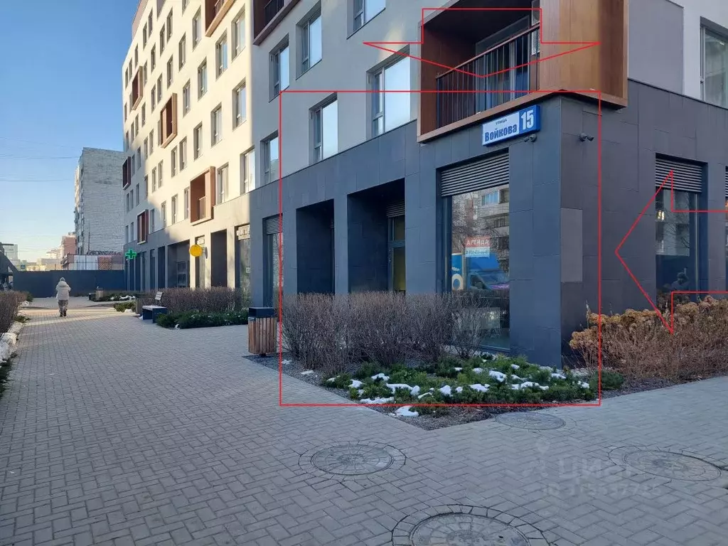 Торговая площадь в Свердловская область, Екатеринбург ул. Войкова, 15 ... - Фото 0