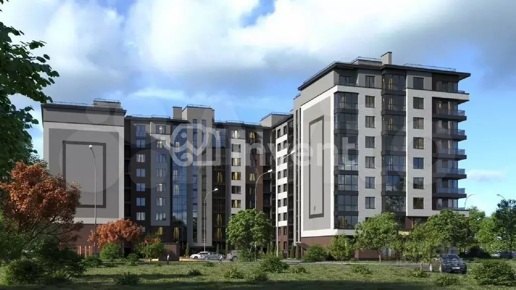 1-к. квартира, 41,4 м, 8/9 эт. - Фото 0