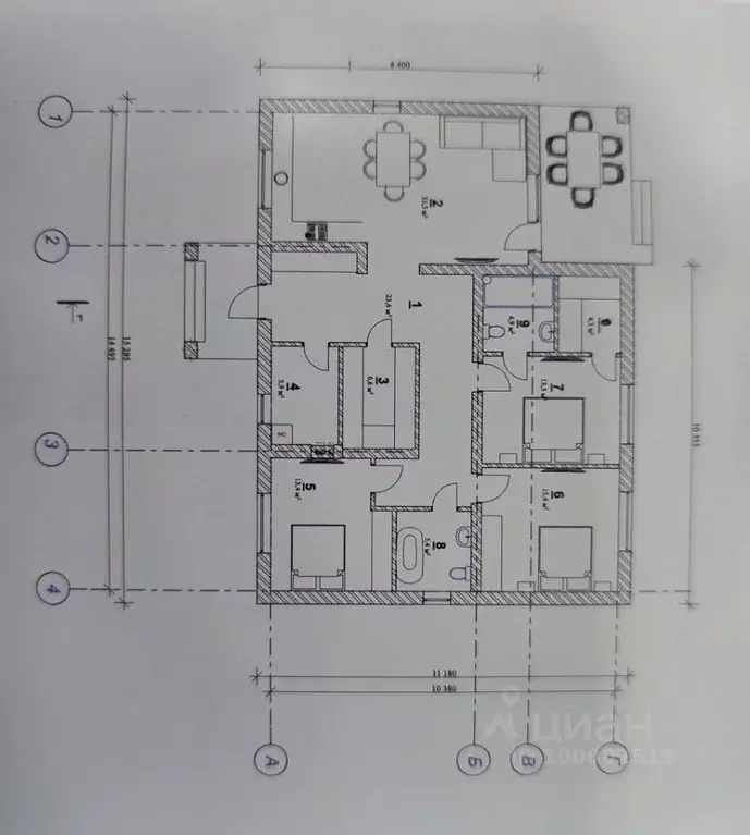 Дом в Саратовская область, Энгельсский район, Новопушкинское ... - Фото 1