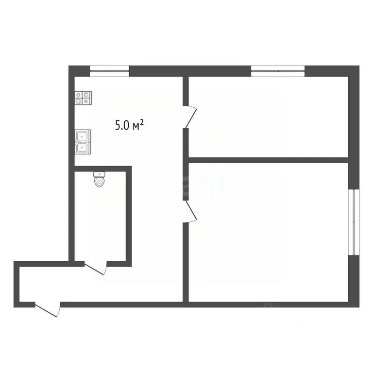 2-к кв. Ярославская область, Ярославль Тутаевское ш., 68 (31.1 м) - Фото 2