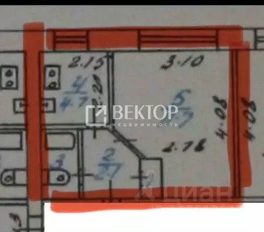 1-к кв. Ивановская область, Кохма ул. Ивановская, 40/1 (21.2 м) - Фото 2