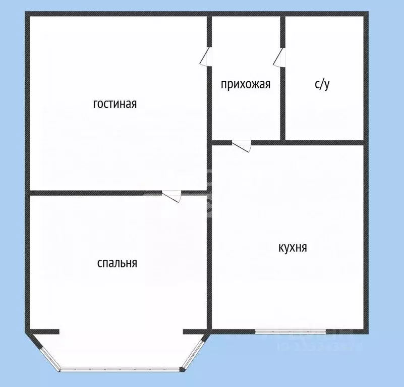2-к кв. Дагестан, Махачкала ул. Пушкина, 62 (55.0 м) - Фото 2