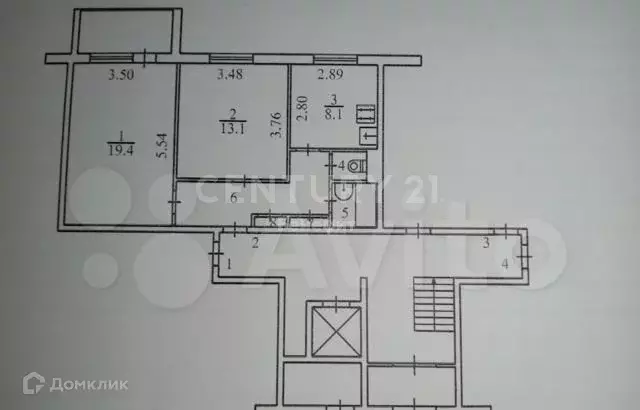 Продаётся 2-к квартира, 55.9 м - Фото 0