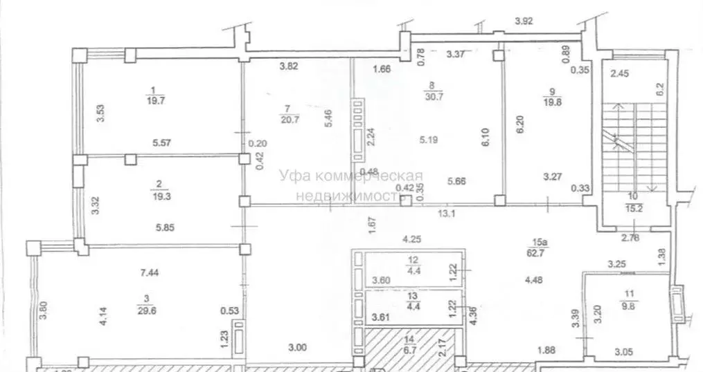 Офис в Башкортостан, Уфа ул. Цюрупы, 40 (236 м) - Фото 1