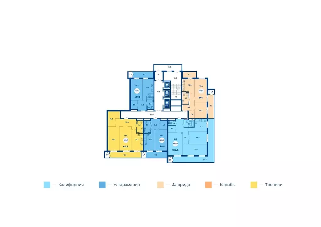 Свободной планировки кв. Приморский край, Владивосток ул. Жигура, 8 ... - Фото 1