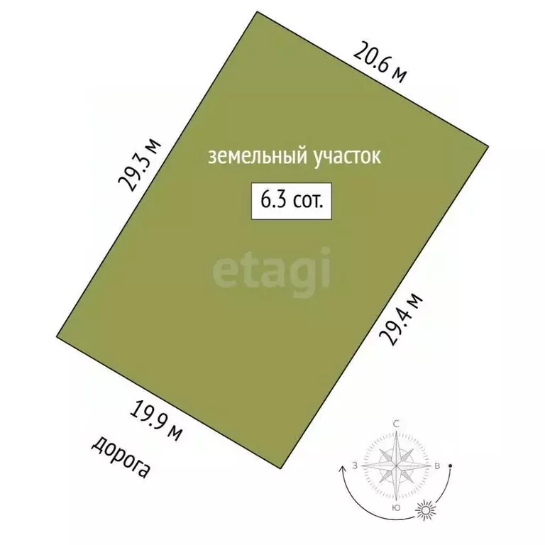 Участок в Тюменская область, Тюмень Славянский двор кп,  (6.27 сот.) - Фото 1