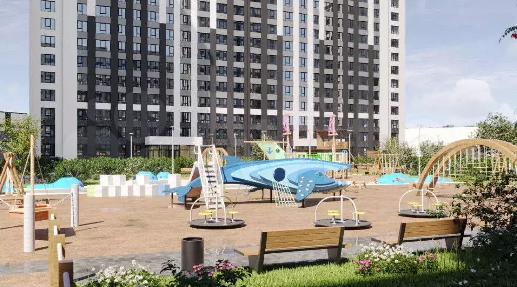 1-к. квартира, 23,9 м, 5/25 эт. - Фото 1