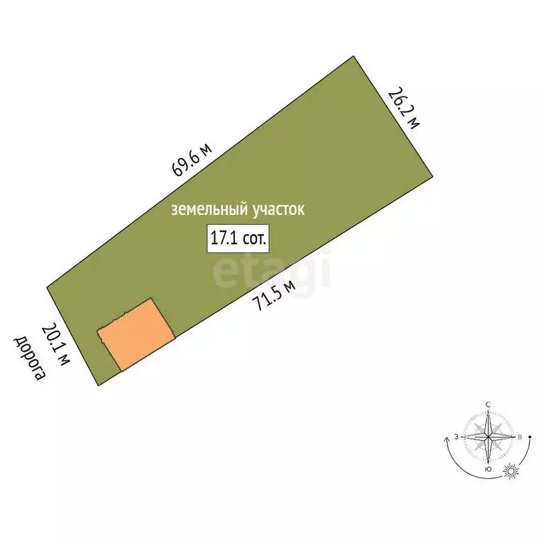 Дом в Русский Акташ, улица Нефтяников (85.5 м) - Фото 1