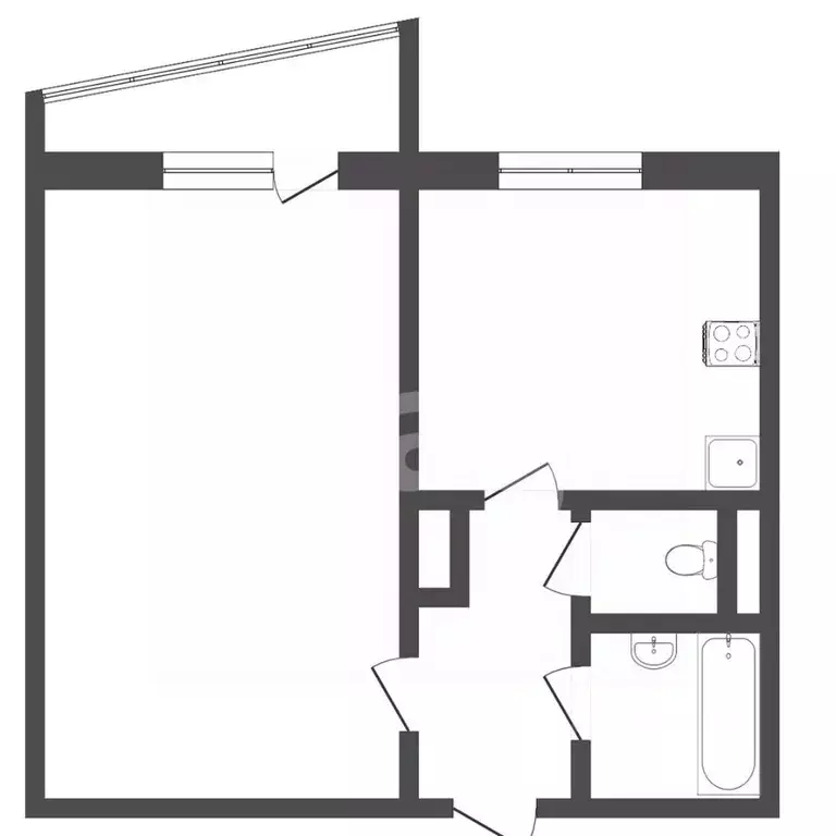 1-к кв. Тюменская область, Тюмень Восточный мкр, ул. Моторостроителей, ... - Фото 2