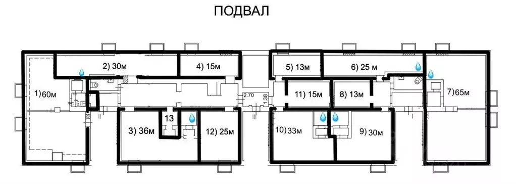 Помещение свободного назначения в Москва 1-й Хорошевский проезд, 12К3 ... - Фото 0