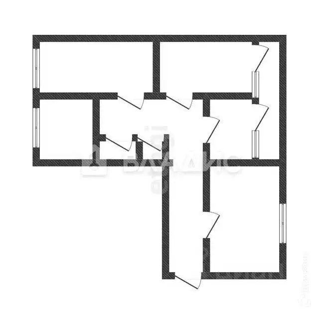 4-к кв. Белгородская область, Белгород ул. Королева, 6 (85.6 м) - Фото 2