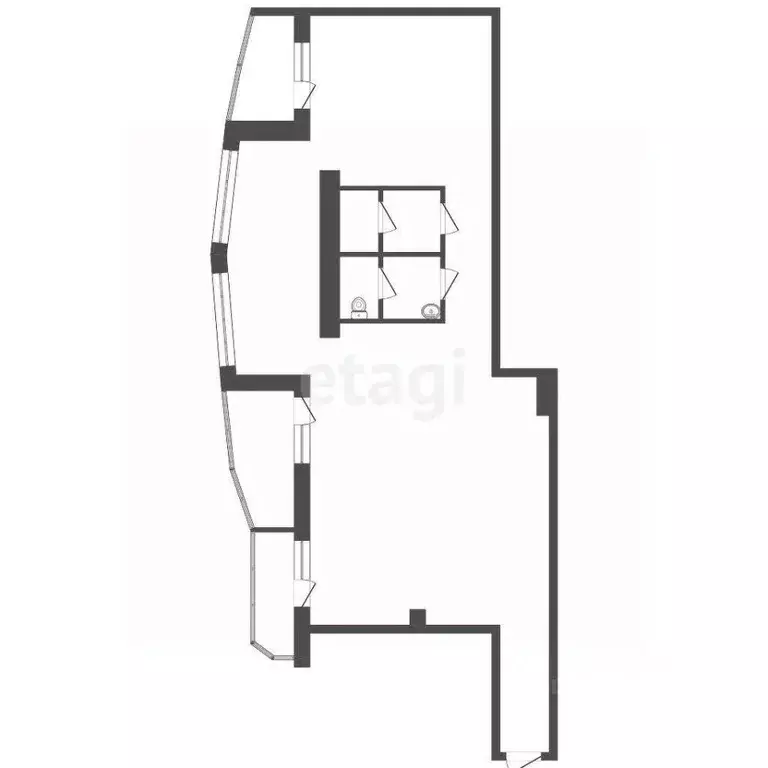 Офис в Белгородская область, Белгород ул. Князя Трубецкого, 26а (120 ... - Фото 2