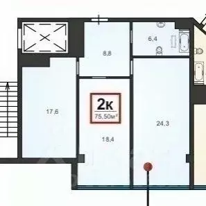 2-к кв. Краснодарский край, Геленджик Крымская ул., 22к21 (75.5 м) - Фото 0