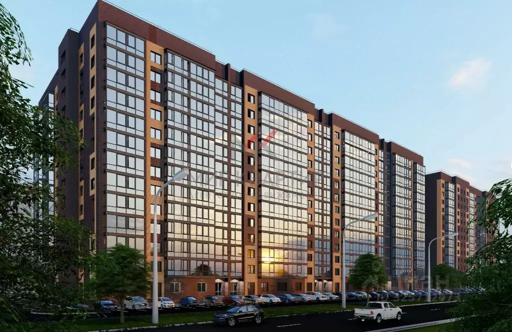 1-к кв. Хакасия, Абакан Арбан мкр, Новый Бульвар жилой комплекс (25.42 ... - Фото 2