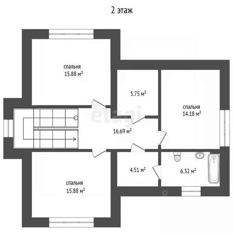 Дом в Тюменская область, Тюменский муниципальный округ, д. Зубарева ... - Фото 2
