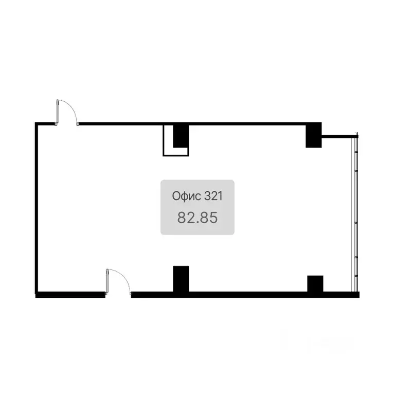 Офис в Краснодарский край, Краснодар Ставропольская ул., 19/1 (83 м) - Фото 2