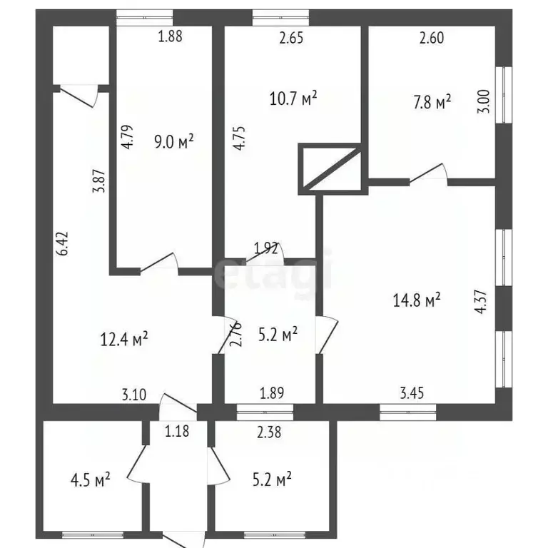 Дом в Вологодская область, Вологда Никольская ул., 86 (73 м) - Фото 2