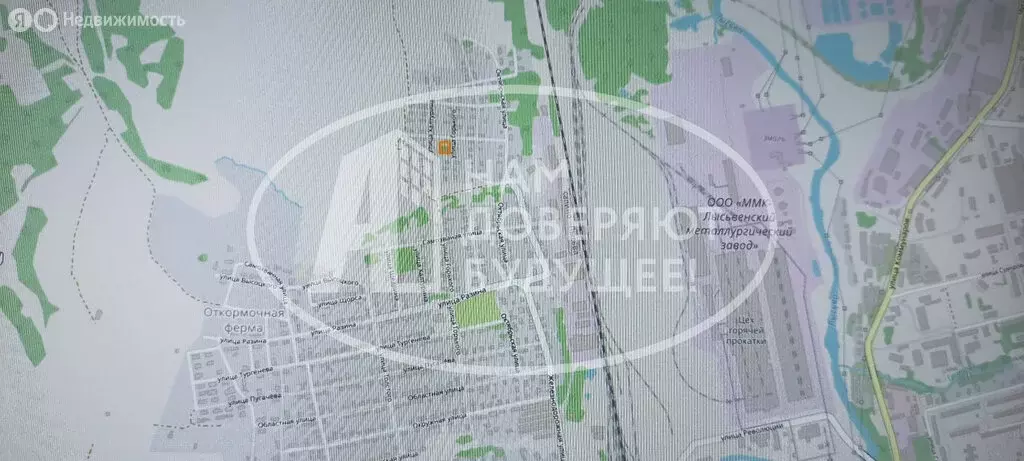 Участок в Лысьва, улица Горького, 147 (1030 м) - Фото 1