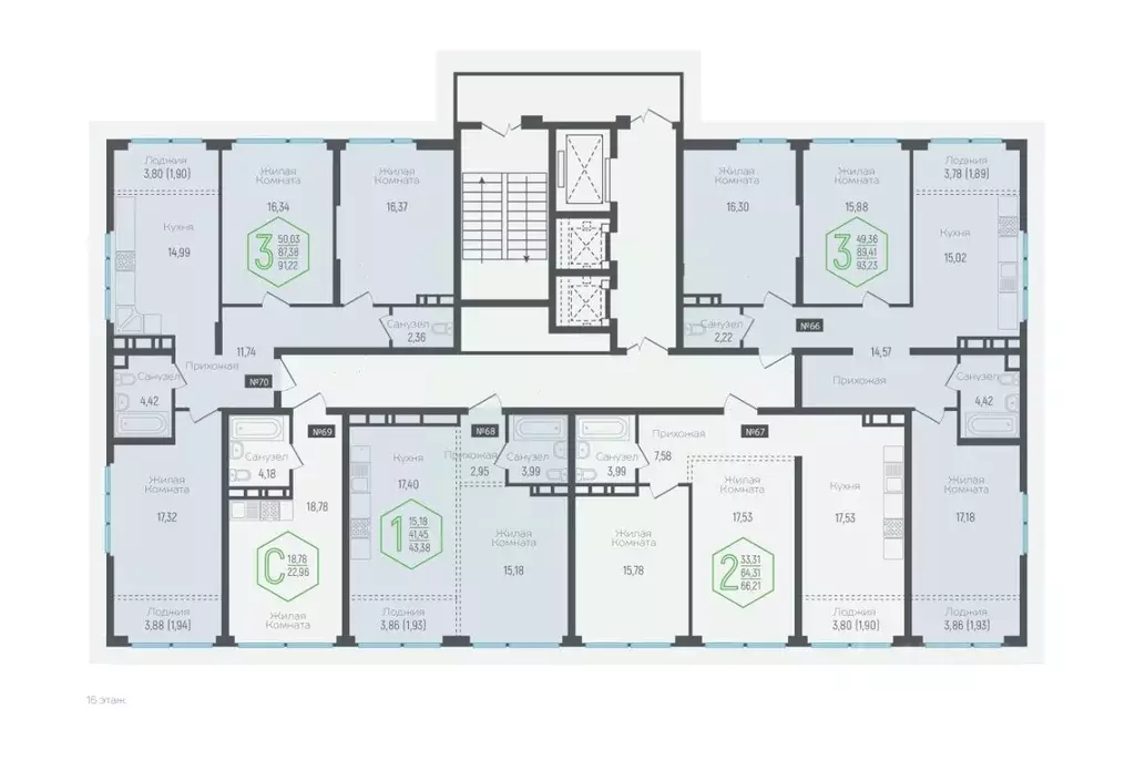 1-к кв. Краснодарский край, Краснодар Обрывная ул., 132/1к3 (41.45 м) - Фото 1