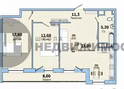 3-к кв. Санкт-Петербург Кондратьевский просп., 64к8 (69.7 м) - Фото 2