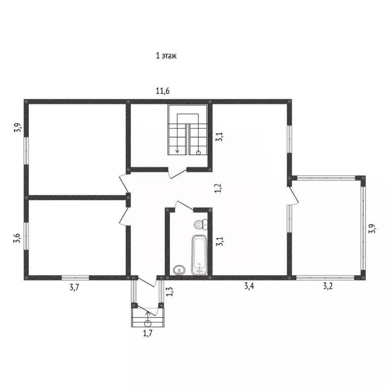 Дом в Башкортостан, Уфа городской округ, с. Нагаево ул. Спутниковая, ... - Фото 2
