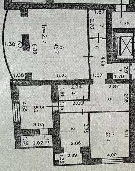 4-к. квартира, 129,7 м, 11/15 эт. - Фото 0