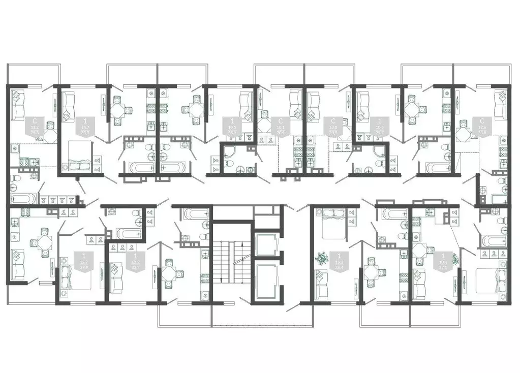 1-к кв. Краснодарский край, Сочи ул. Искры, 66/9к7 (33.9 м) - Фото 2