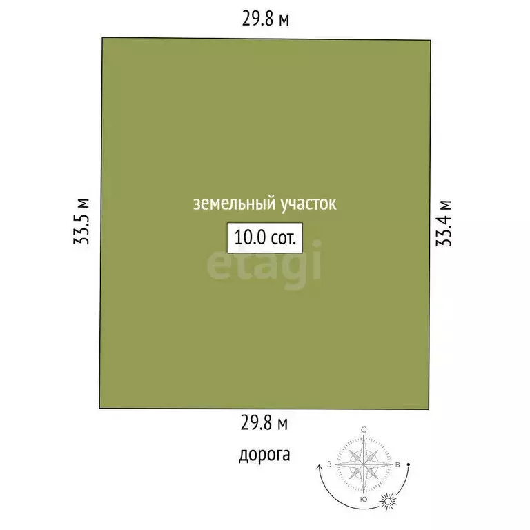 Участок в Заводоуковск, Семейная улица (10 м) - Фото 1