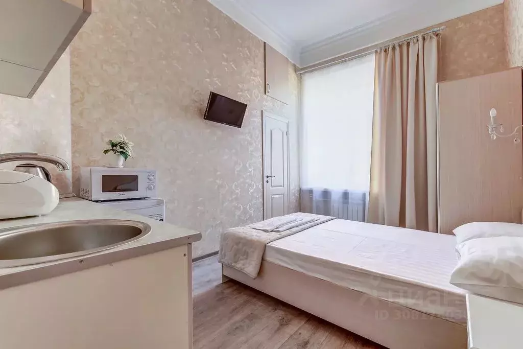 Студия Санкт-Петербург ул. Марата, 36-38 (19.0 м) - Фото 1