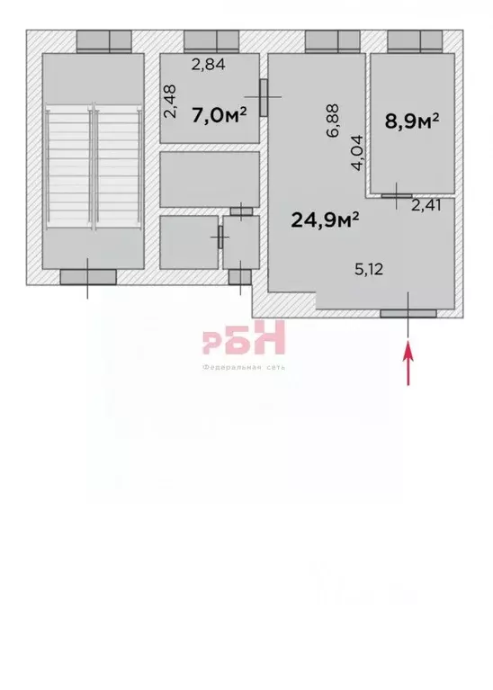 Офис в Тюменская область, Тюмень Одесская ул., 9 (41 м) - Фото 1