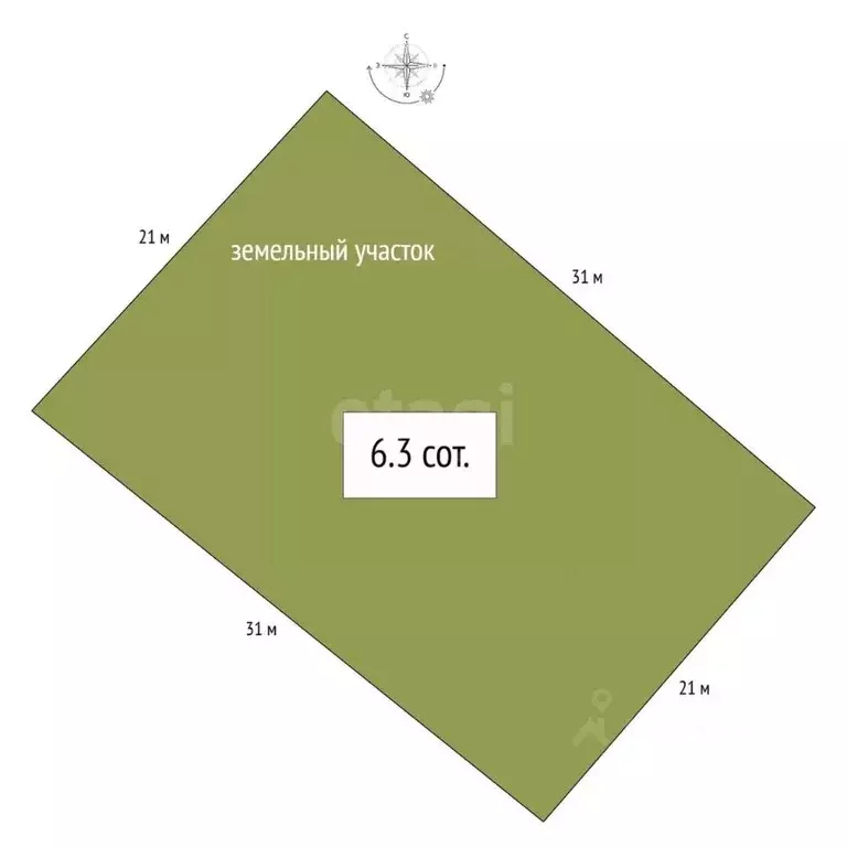 Участок в Новосибирская область, Бердск Слава садовое товарищество, ... - Фото 2
