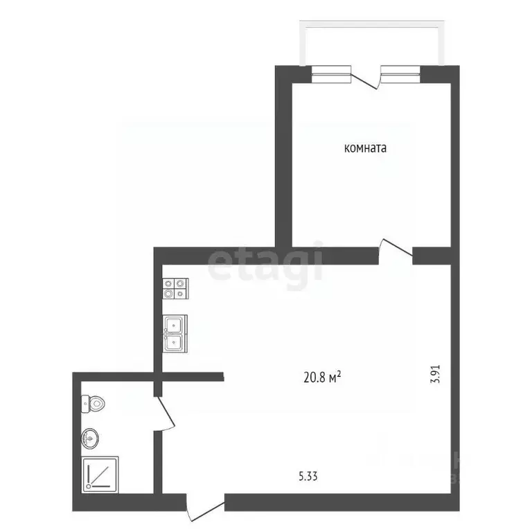 Студия Краснодарский край, Анапа муниципальный округ, с. Сукко ул. ... - Фото 2