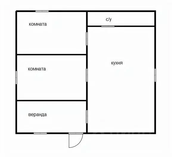 Дом в Приморский край, Уссурийск ул. Герасимчука, 116 (46 м) - Фото 2