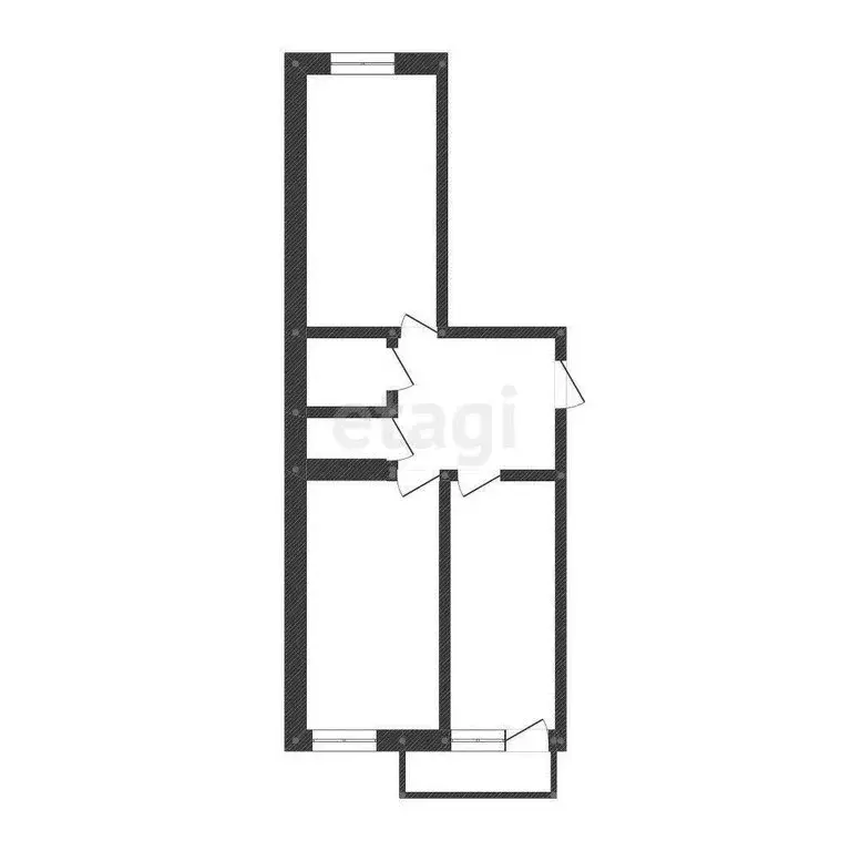 2-комнатная квартира: Иркутск, улица Александра Невского, 15/2 (76.2 ... - Фото 1