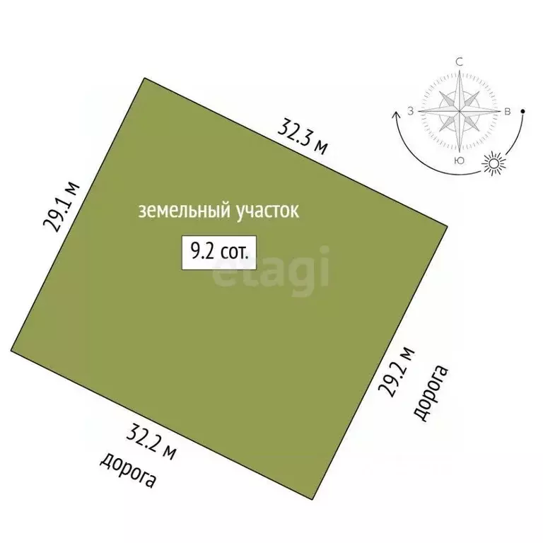 Участок в Тюменская область, Тюменский муниципальный округ, д. Большие ... - Фото 2