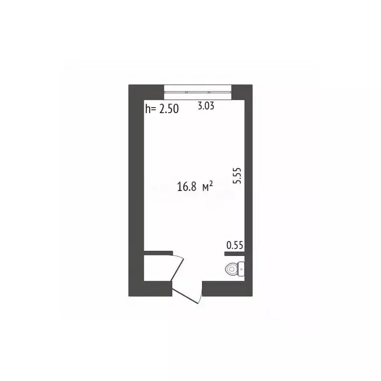 Комната Брянская область, Брянск ул. Академика Королева, 12 (16.8 м) - Фото 2