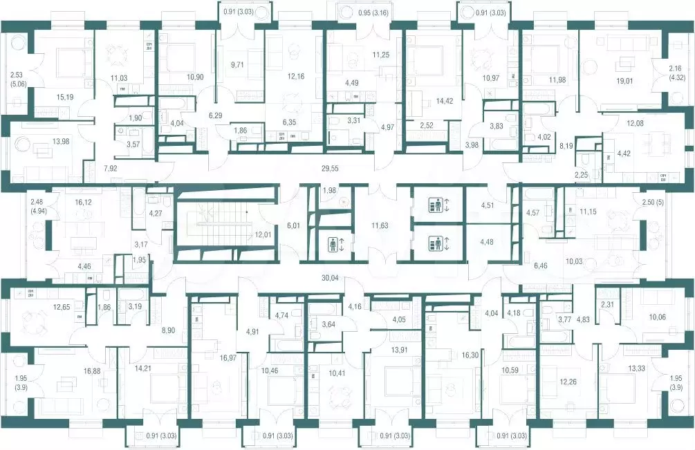 Квартира-студия, 32,5 м, 24/24 эт. - Фото 1