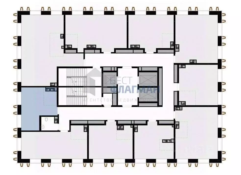 Помещение свободного назначения в Москва Выборгская ул., 18 (35 м) - Фото 2