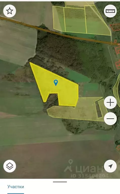 Участок в Смоленская область, Новодугинский муниципальный округ, ... - Фото 1