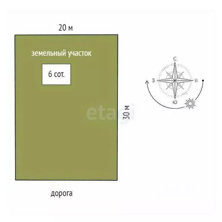 Участок в Ямало-Ненецкий АО, Новый Уренгой Лира ДНТ, ул. Видная (6.0 ... - Фото 1