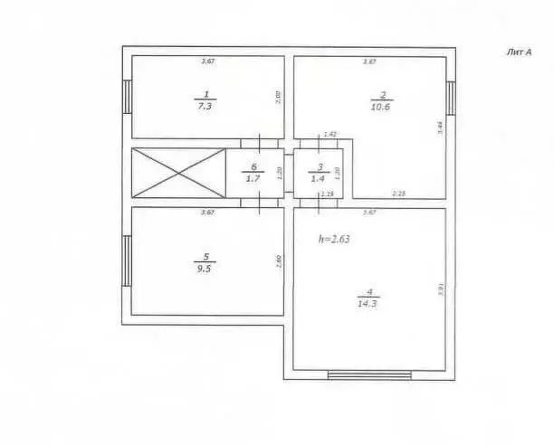 Дом в село Пермяки, улица Азина (110 м) - Фото 2