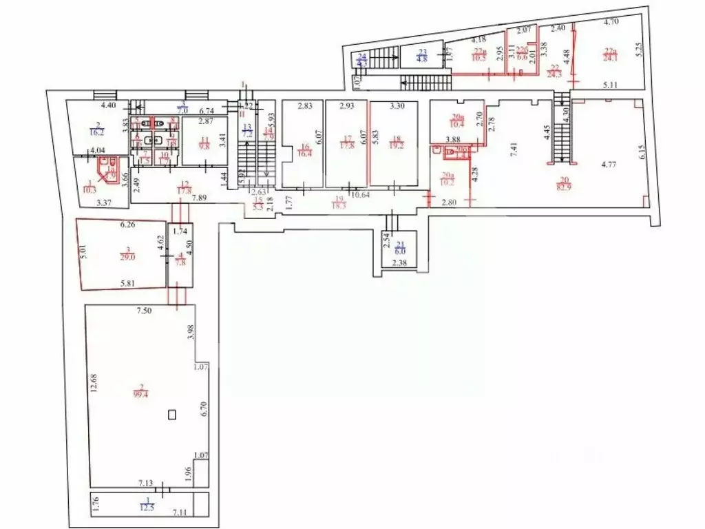 Офис в Москва Большой Каретный пер., 20С3 (1388 м) - Фото 1