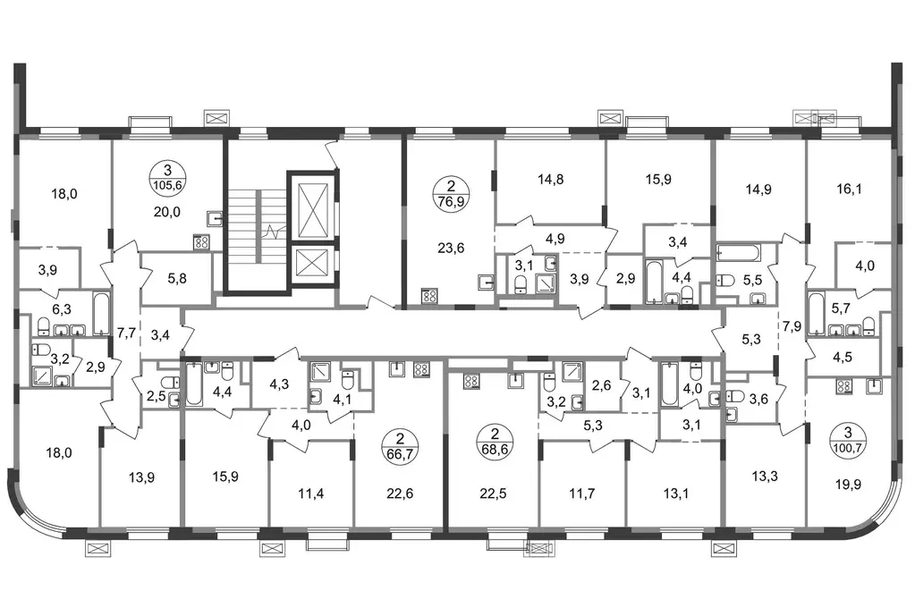 2-к кв. Московская область, Одинцовский городской округ, Заречье пгт ... - Фото 2
