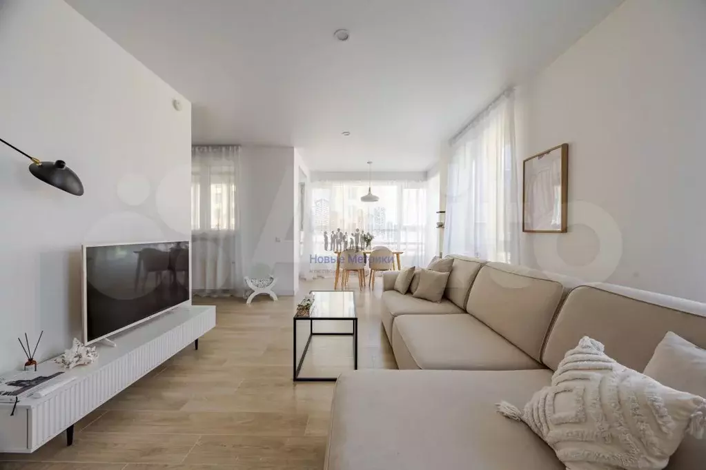 3-к. квартира, 100 м, 4/23 эт. - Фото 1