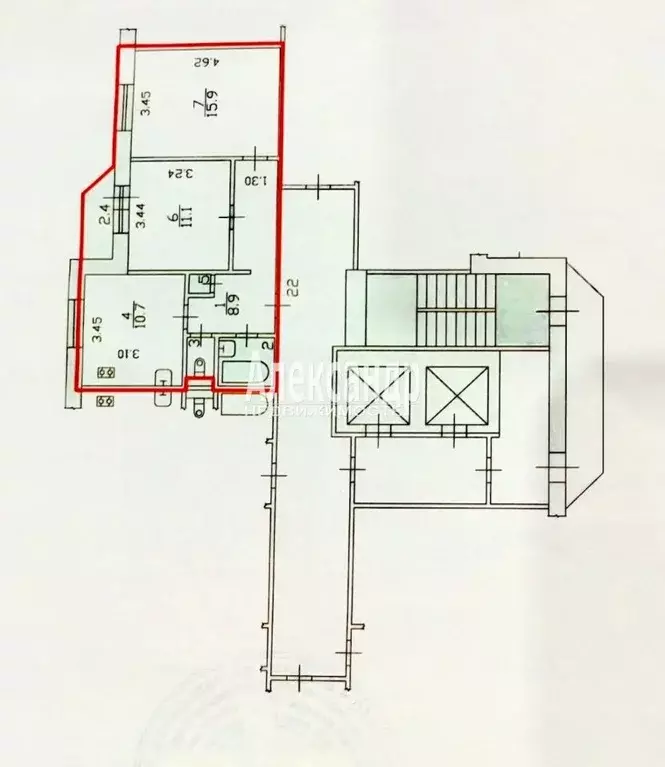 2-к кв. Санкт-Петербург ул. Савушкина, 130К1 (50.7 м) - Фото 2