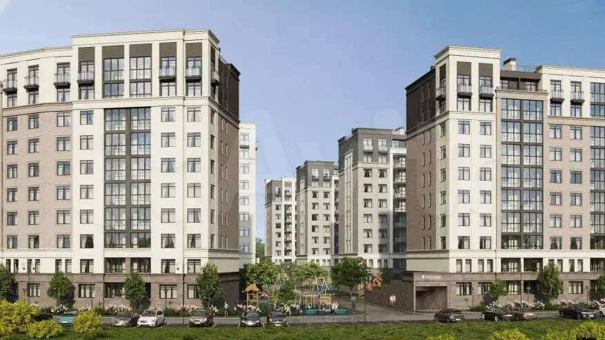 1-к. квартира, 43,4 м, 7/10 эт. - Фото 0
