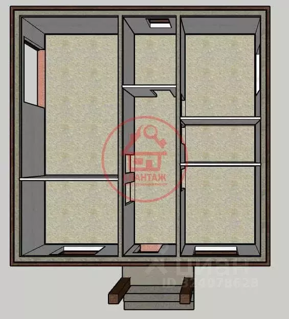 Дом в Краснодарский край, Новокубанский район, пос. Прикубанский ... - Фото 2