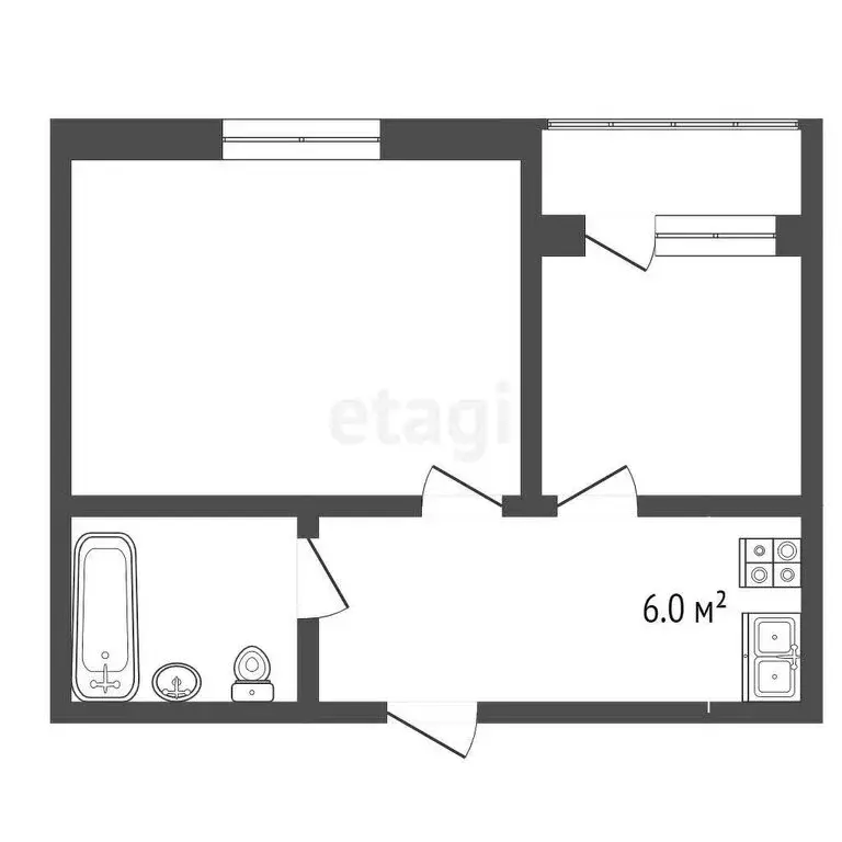 2-комнатная квартира: Муром, Кленовая улица, 3к4 (36.5 м) - Фото 0