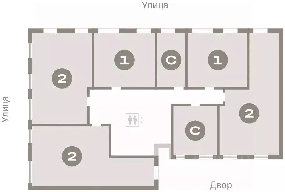 1-к кв. Омская область, Омск  (41.07 м) - Фото 1